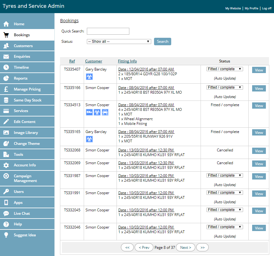 How to Manage your Bookings